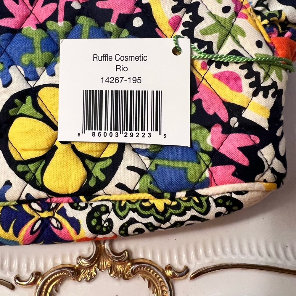 Vera Bradley Multicolor Floral Cosmetic Bag - Picture 3 of 5